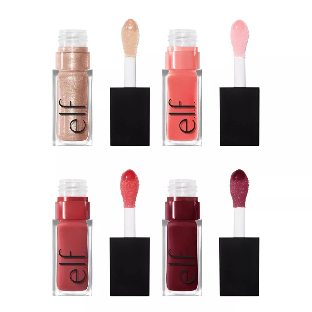 e.l.f. Glow Reviver Quad Goals Lip Oil Kit - 0.25 fl oz/4ct