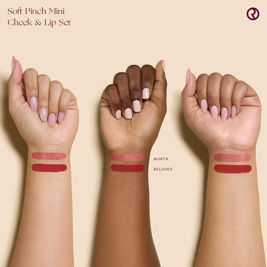 Rare Beauty set soft pinch mini and cheek & lip