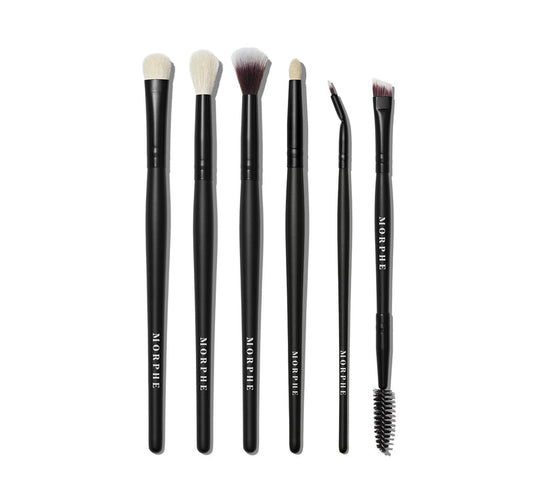 Morphe Eye Stunners 6 Piece Brush Collection + Bag