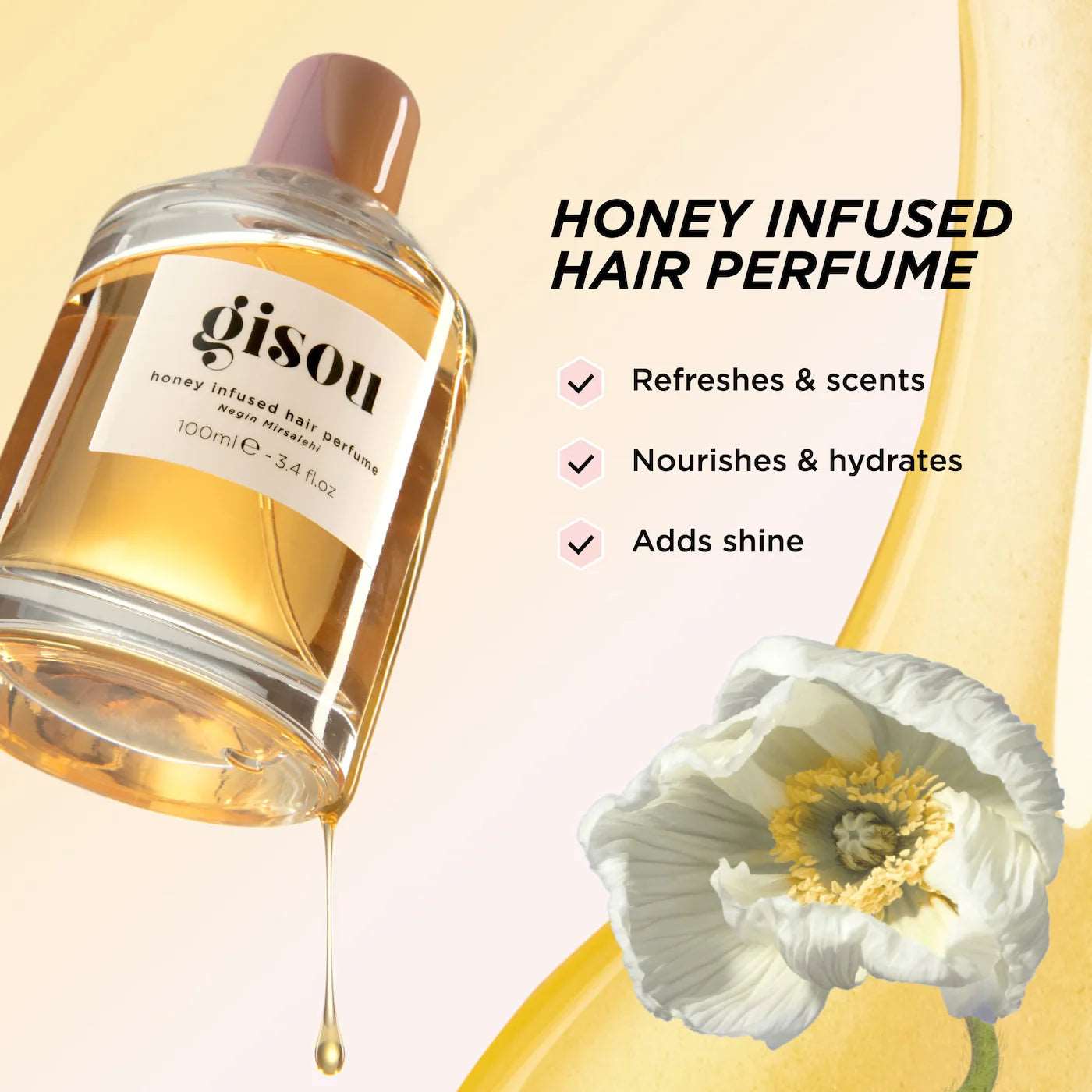 PREORDEN | Gisou Honey Infused Hair Perfume