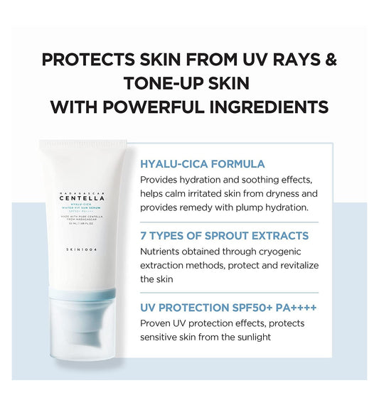 SKIN1004 Madagascar Centella Hyalu-Cica Water-Fit Sun Serum SPF50+ PA++++