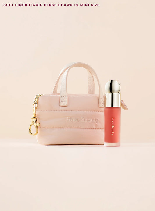 RARE BEAUTY Mini Puffy Tote Keychain
