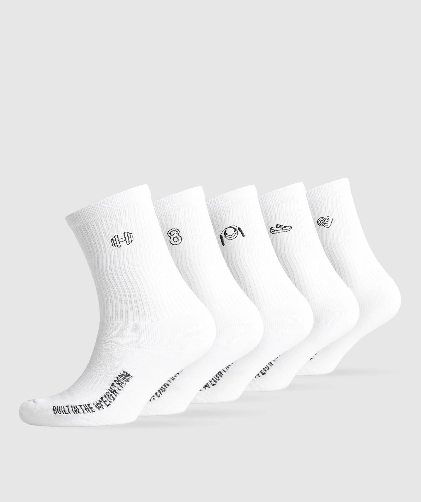 Gymshark / Gfx Conditioning Crew Socks 5 pk