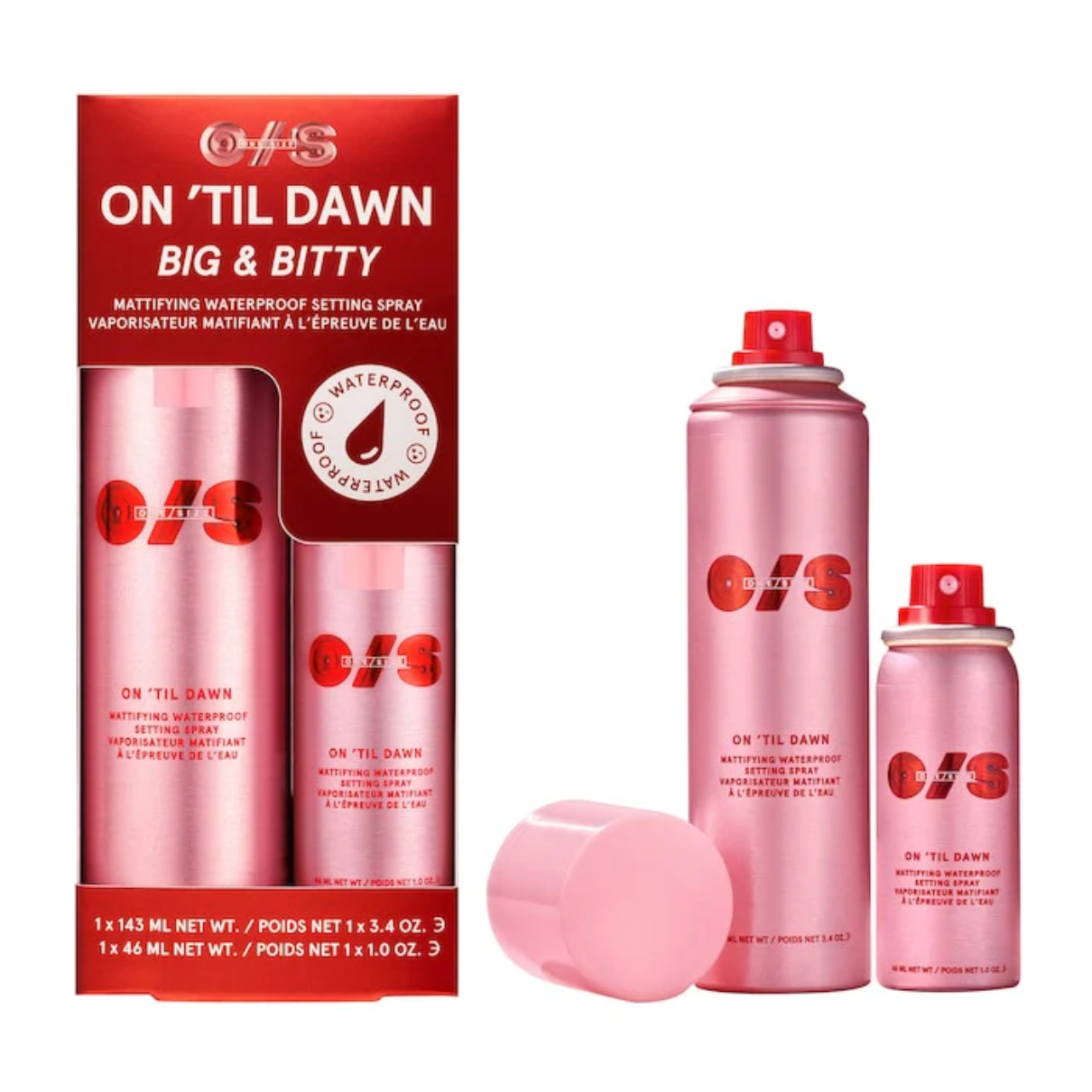 Set dúo one size setting spray
