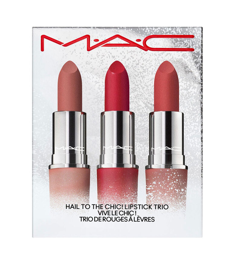 Set de labiales MAC Hail To The Chic! Lipstick Trio Mujer