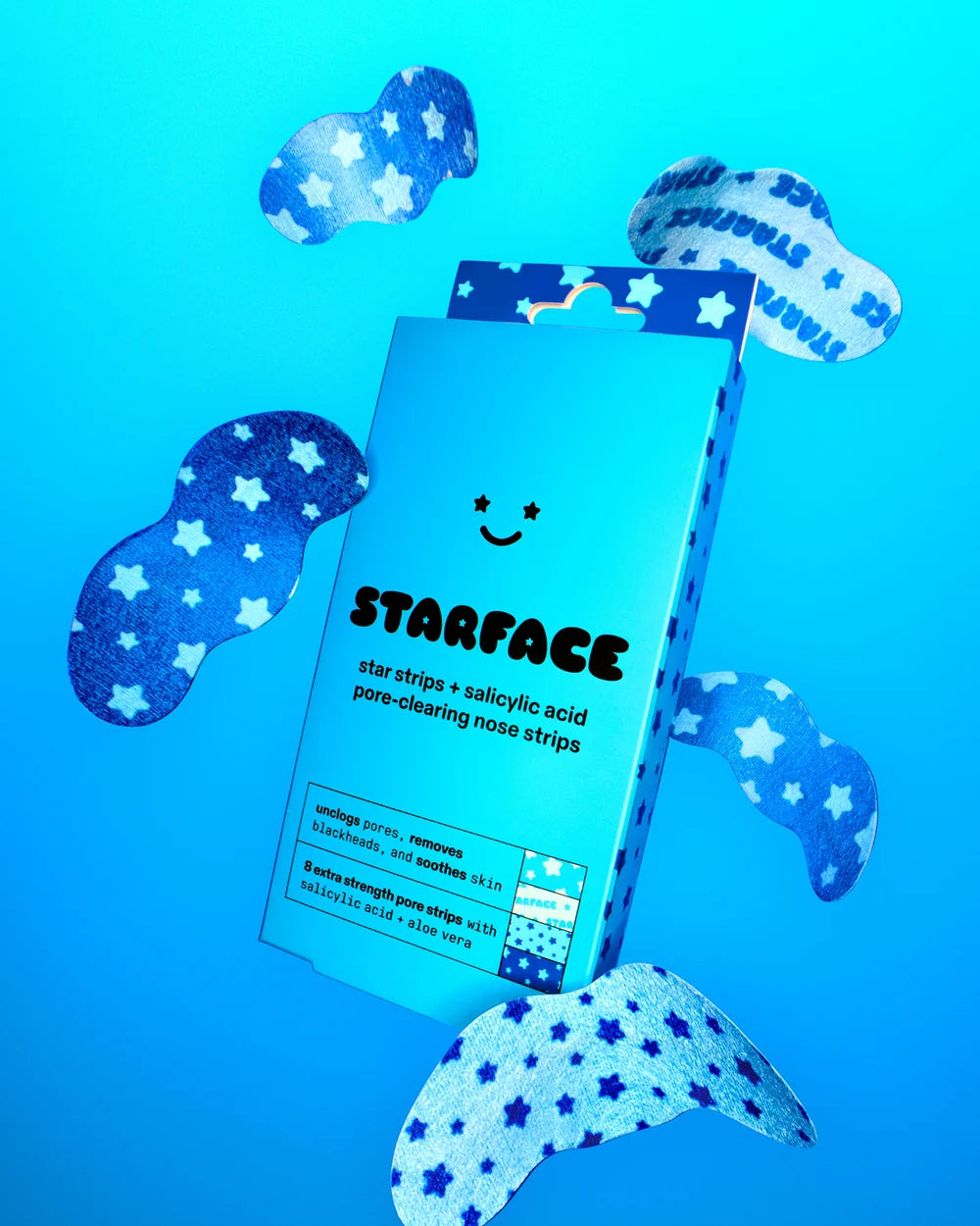 Starface star strips™ + salicylic acid parches para nariz