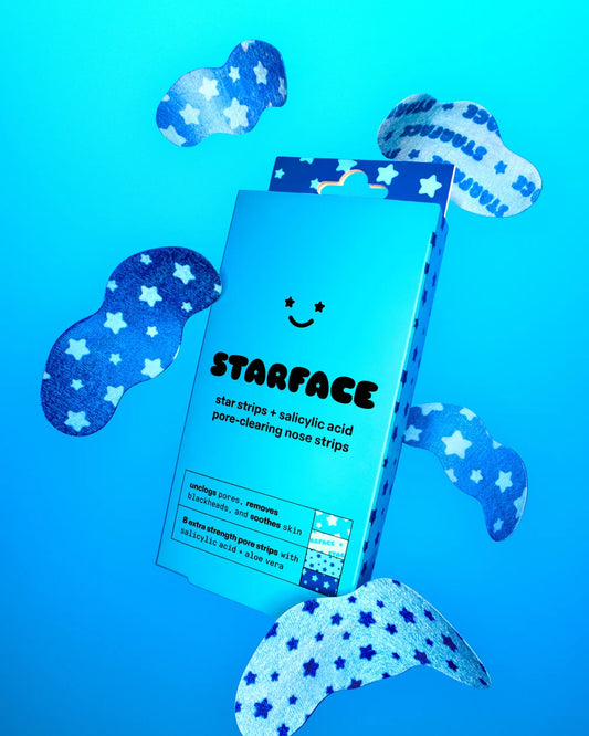 Starface star strips™ + salicylic acid parches para nariz