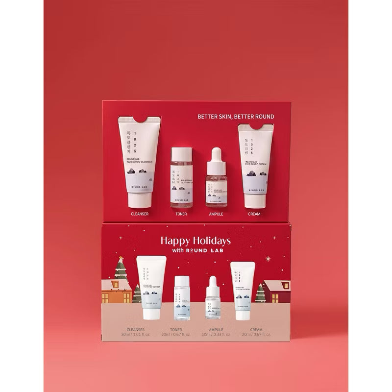 Round Lab 1025 Dokdo Travel Skincare Gift Set - 4pc