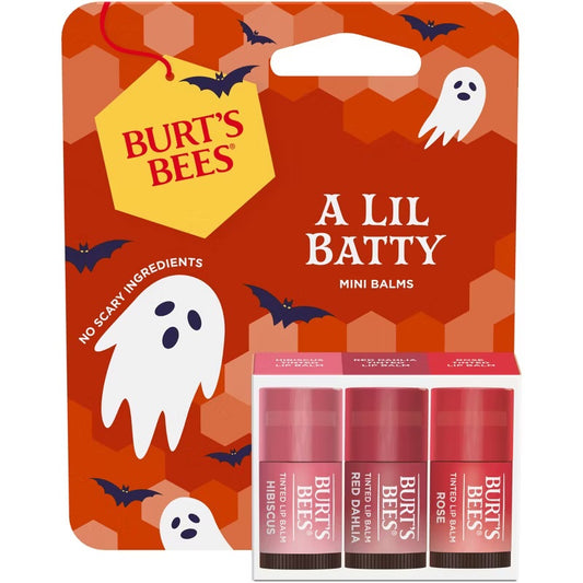 Burt’s Bees Halloween Tinted Lip Balms Value Pack – Hibiscus/Rose PRE-ORDEN