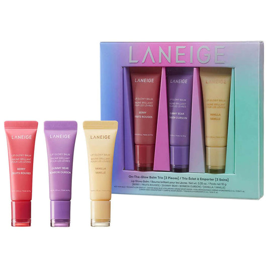 ON-THE-GLOW BALM TRIO (SET DE BÁLSAMOS PARA LABIOS)
