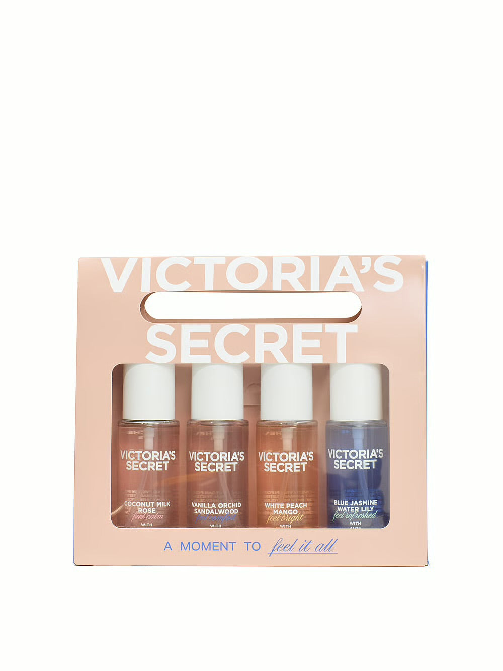 Vs mini lociones "a moment to feel it allí"