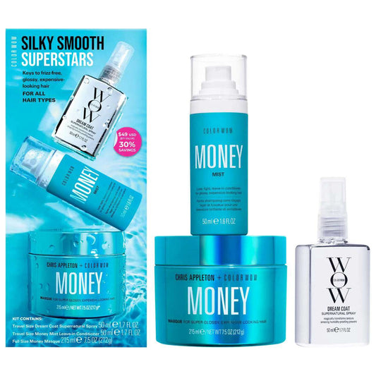 COLOR WOW
Silky Smooth Superstars Hair Value Set