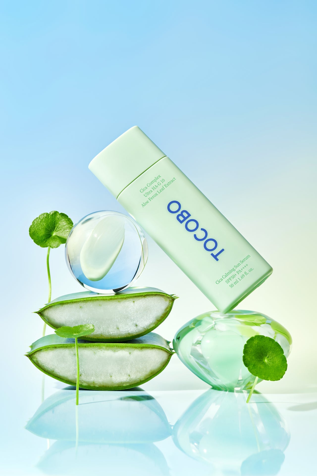 Cica calming sun serum||TOCOBO