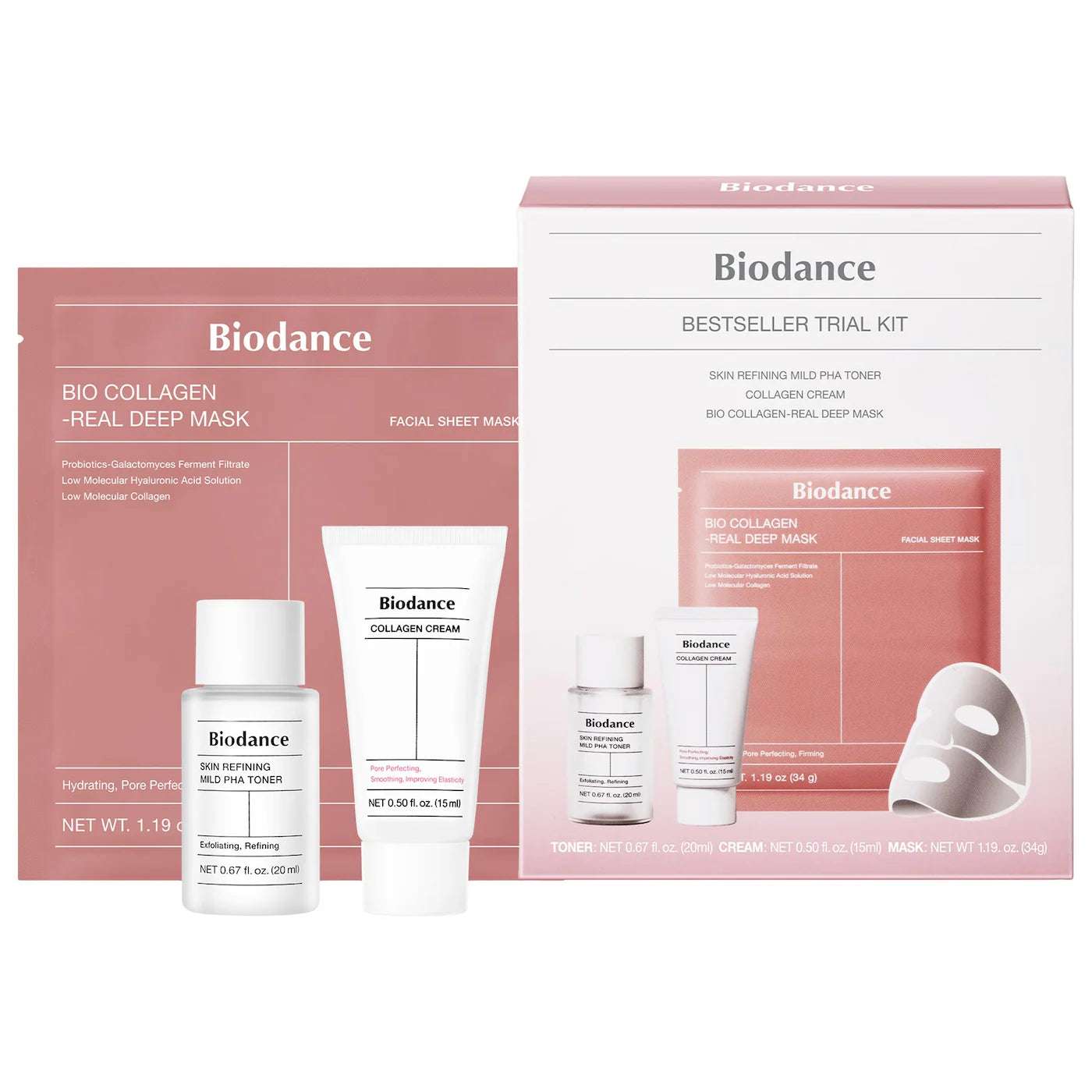 Biodance 
Bestseller Trial Kit for Gentle Exfoliation, Skin Smoothing, and Pore Perfecting