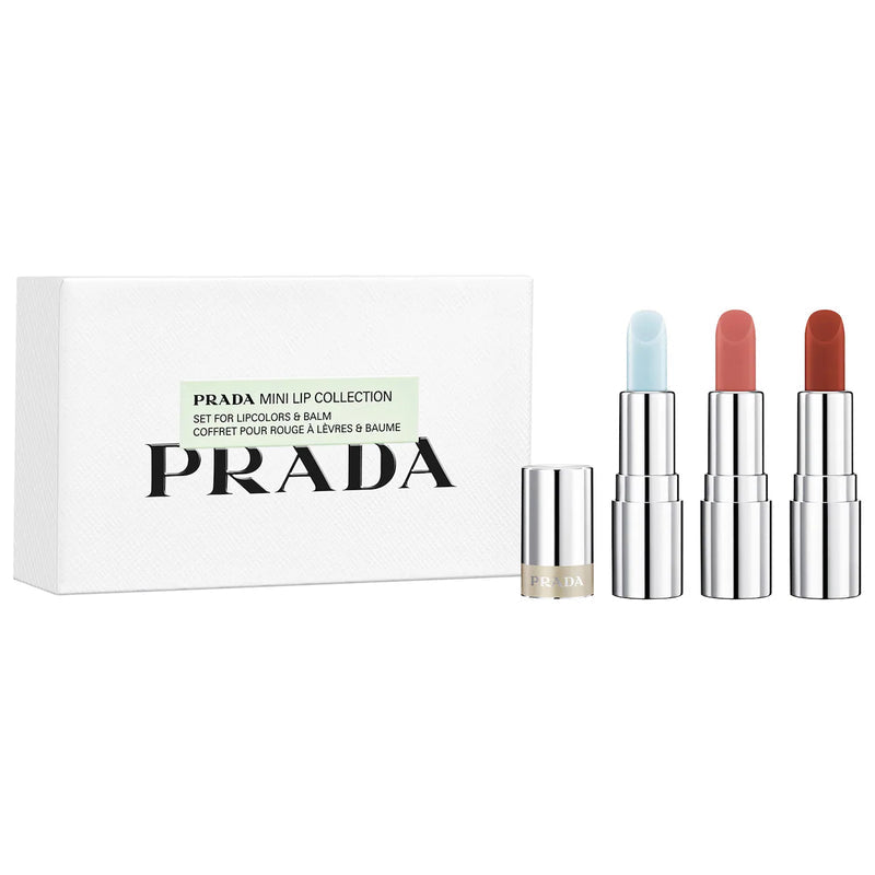 Mini Moisturizing Lip Balm Set - Prada 3pz mini