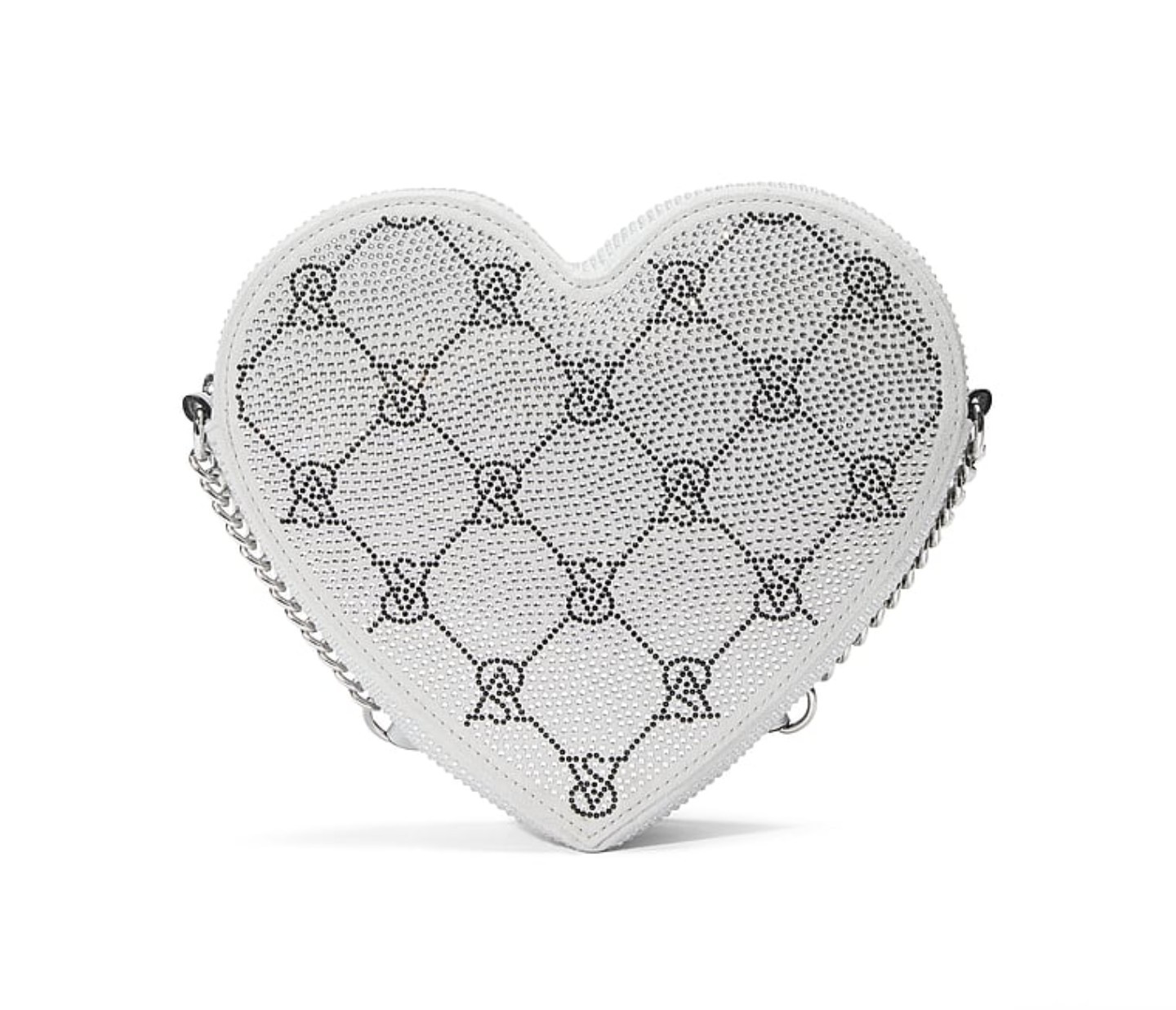 Bolsa corazón plata