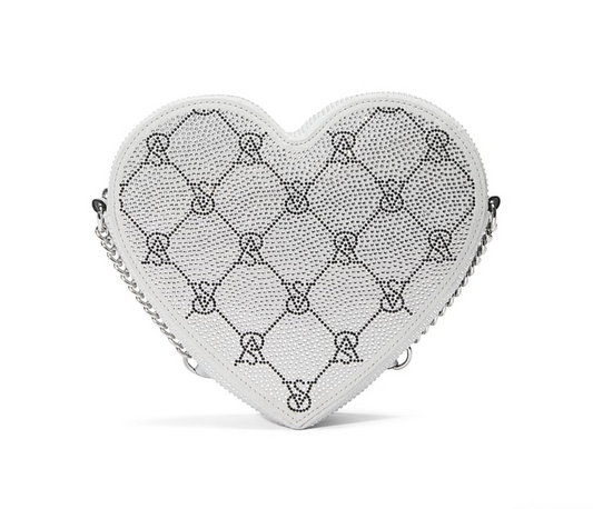 Bolsa corazón plata