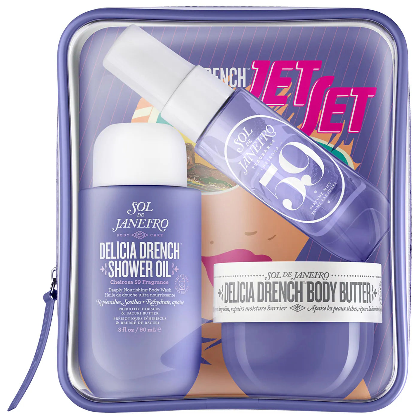 59 Delícia Drench™ Jet Set sol de janeiro