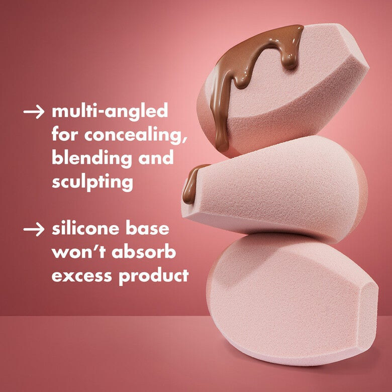 Halo Glow Angled Silicone Face esponja elf