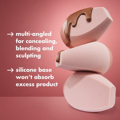 Halo Glow Angled Silicone Face esponja elf
