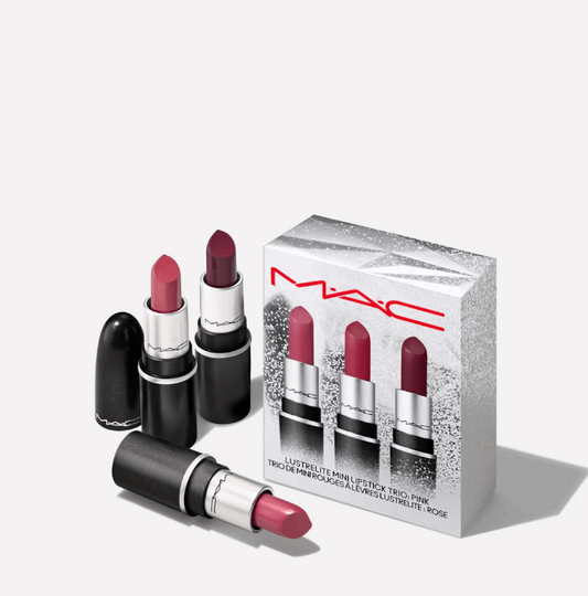 Set de labiales MAC LUSTRELITE MINI LIPSTICK TRIO