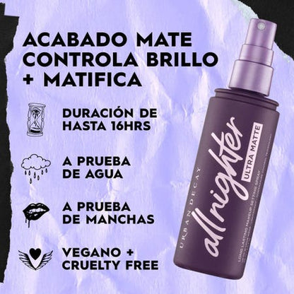 Urbarn decay / setting spray all nighter ultra matte 118 ml