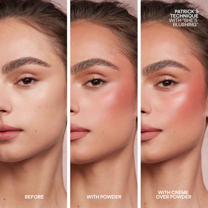 PATRICK TA / Mini major Headlines Double-Take Crème & Powder Blush Duo