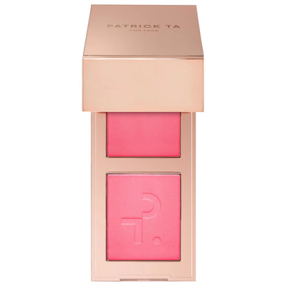 PATRICK TA / Mini major Headlines Double-Take Crème & Powder Blush Duo