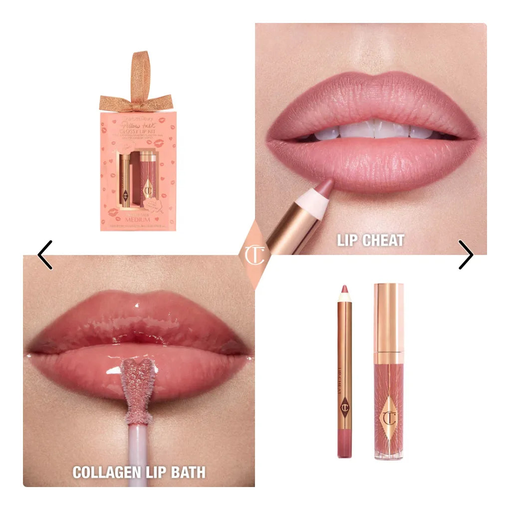 CHARLOTTE TILBURY / PILLOW TALK GLOSSY LIP KIT