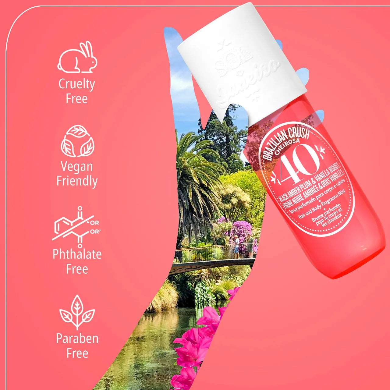 PREORDEN - Sol de Janeiro Brazilian Crush Cheirosa ’40 Bom Dia Hair & Body Fragrance Mist